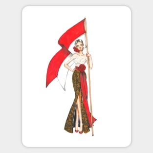 Indonesian Independence Day Sticker